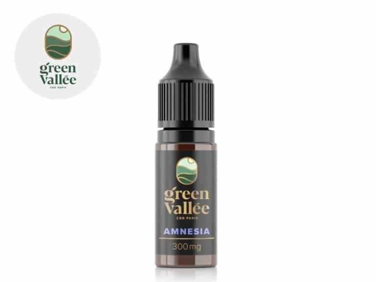 E-liquide CBD E-liquide Amnesia CBD (300mg) Green Vallée