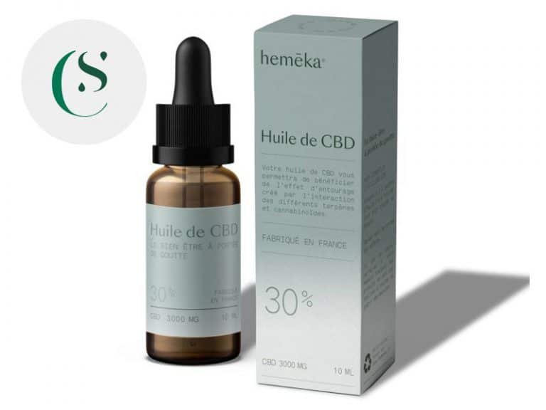 Huile CBD Huile CBD 30% bio Hemēka