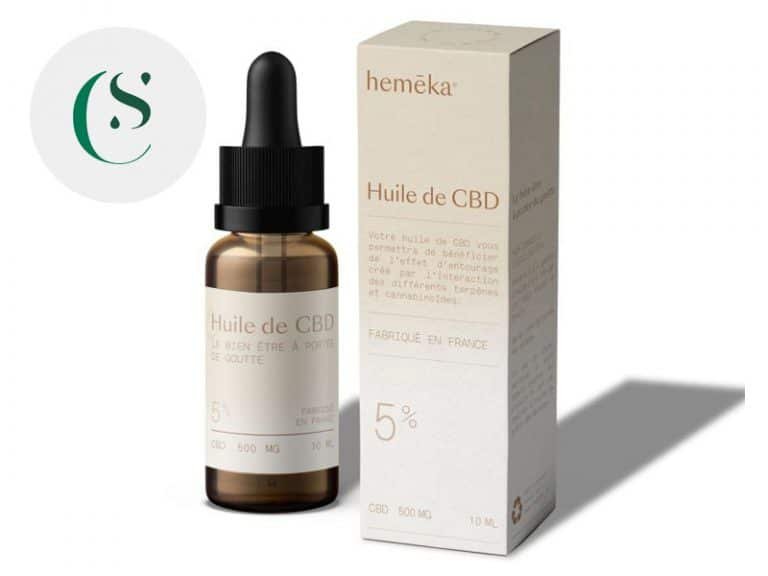 Huile CBD Huile CBD 5% bio Hemēka