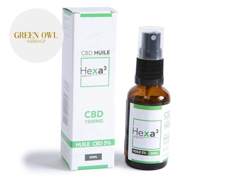 Huile CBD Huile MCT CBD 5% bio 30ml Hexacube