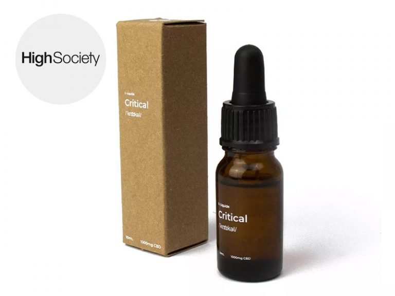 E-liquide CBD E-liquide Critical CBD (100mg) High Society