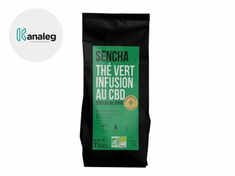 Infusion CBD Infusion CBD Thé bio Sencha Thé Vert Tizz