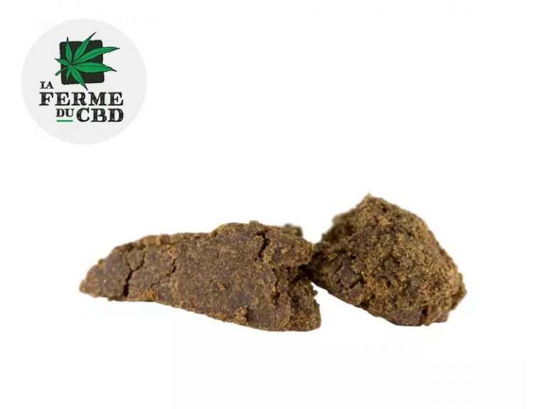 Haschich CBD Résine Black Hash CBD 52% La Ferme Du Cbd