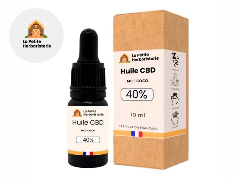 Huile CBD Huile CBD 40% bio La Petite Herboristerie