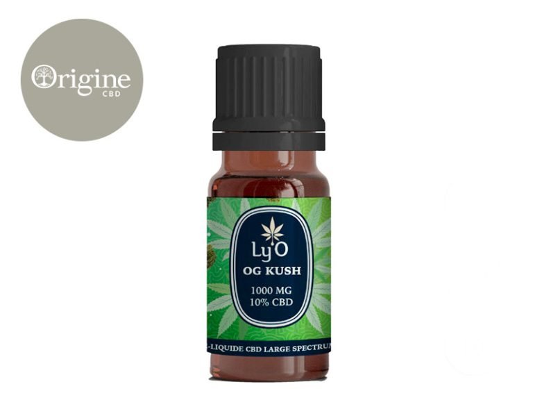 E-liquide CBD E-Liquide OG Kush CBD (Sans THC) (1000mg) Ly'O