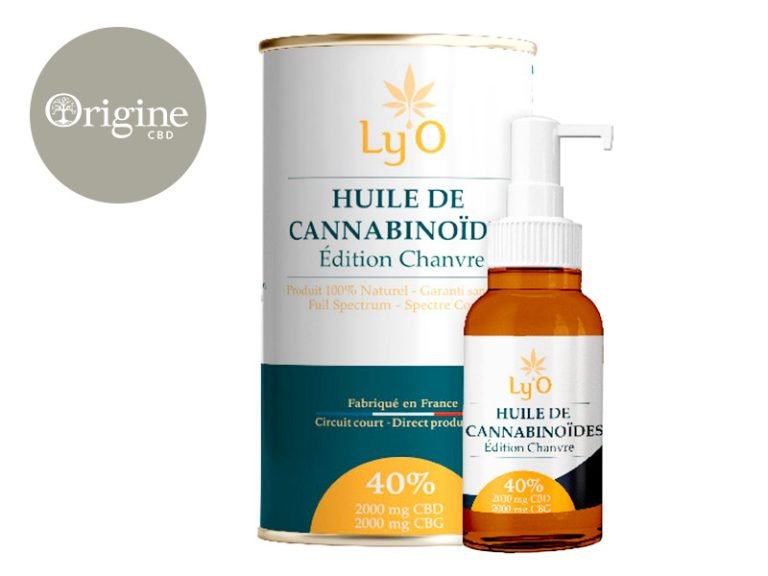 Huile CBD Huile CBD CBG 40% bio Ly'O