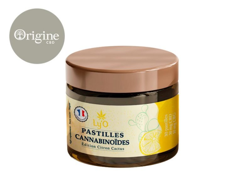 Capsules CBD Pastilles CBD CBG (1200mg) Citron Cactus Ly'O