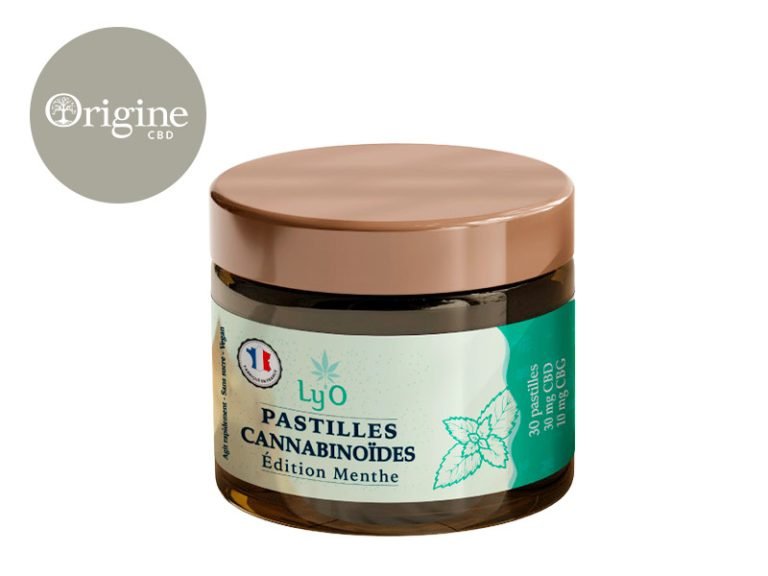 Capsules CBD Pastilles CBD CBG (1200mg) Menthe Ly'O