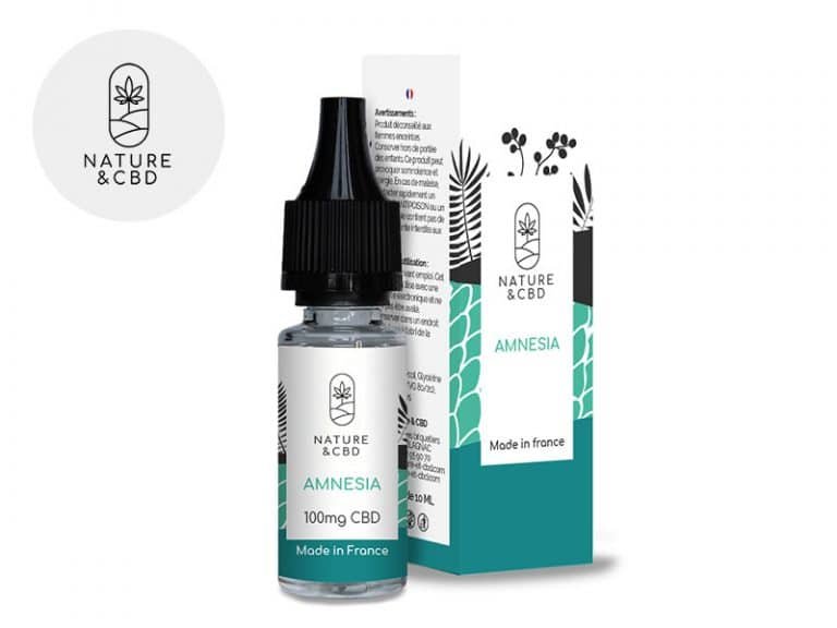 E-liquide CBD E-liquide Amnesia CBD (100mg) Nature et CBD