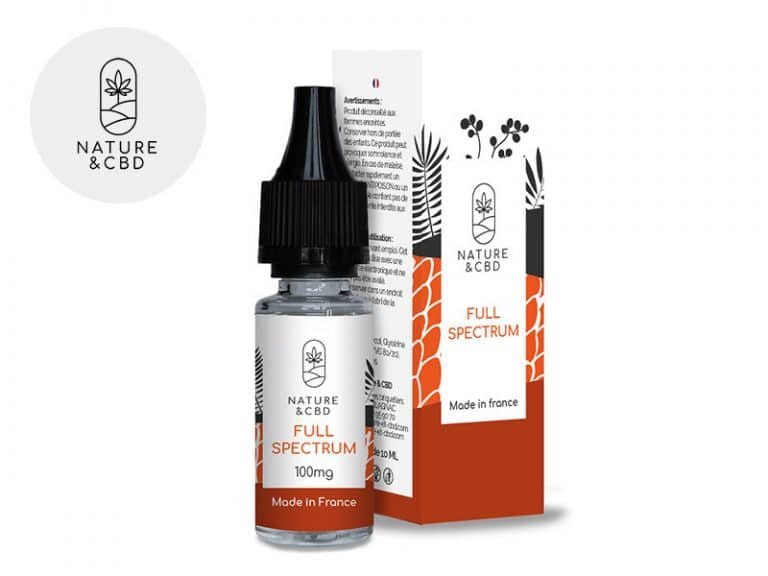 E-liquide CBD E-liquide Full Spectrum CBD (500mg) Nature et CBD