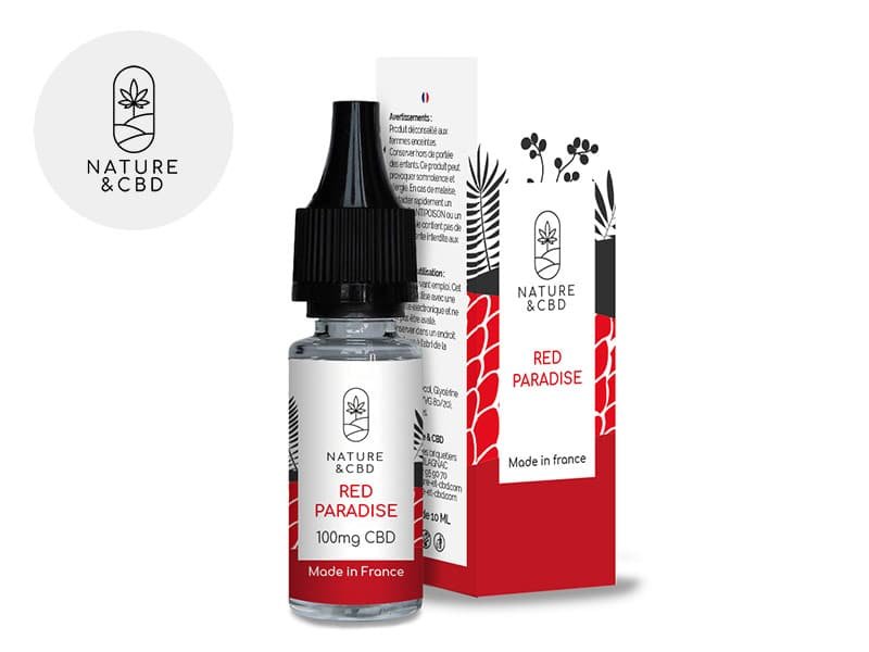 E-liquide CBD E-liquide Red Paradise CBD (300mg) Nature et CBD