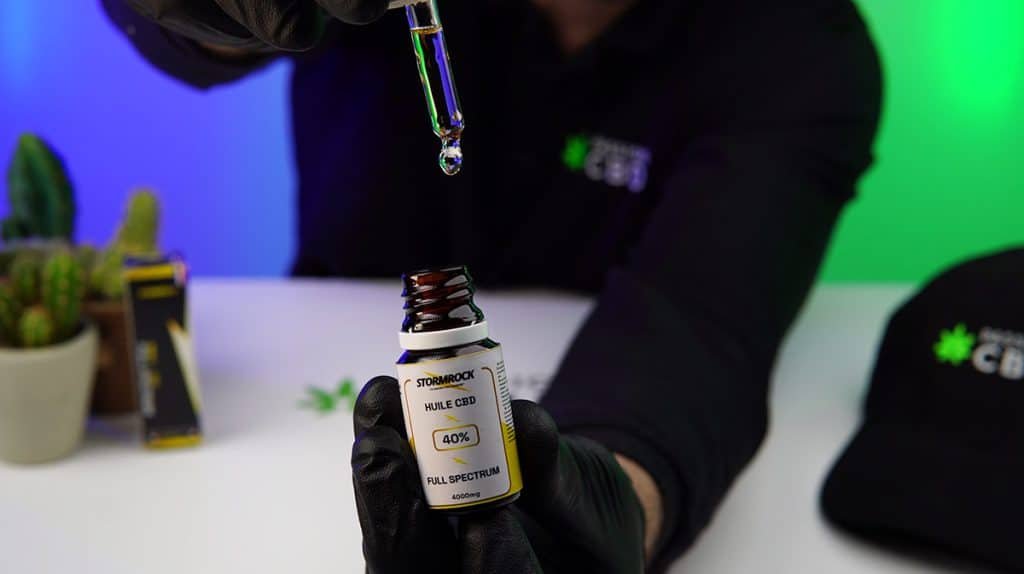test huile cbd stormrock